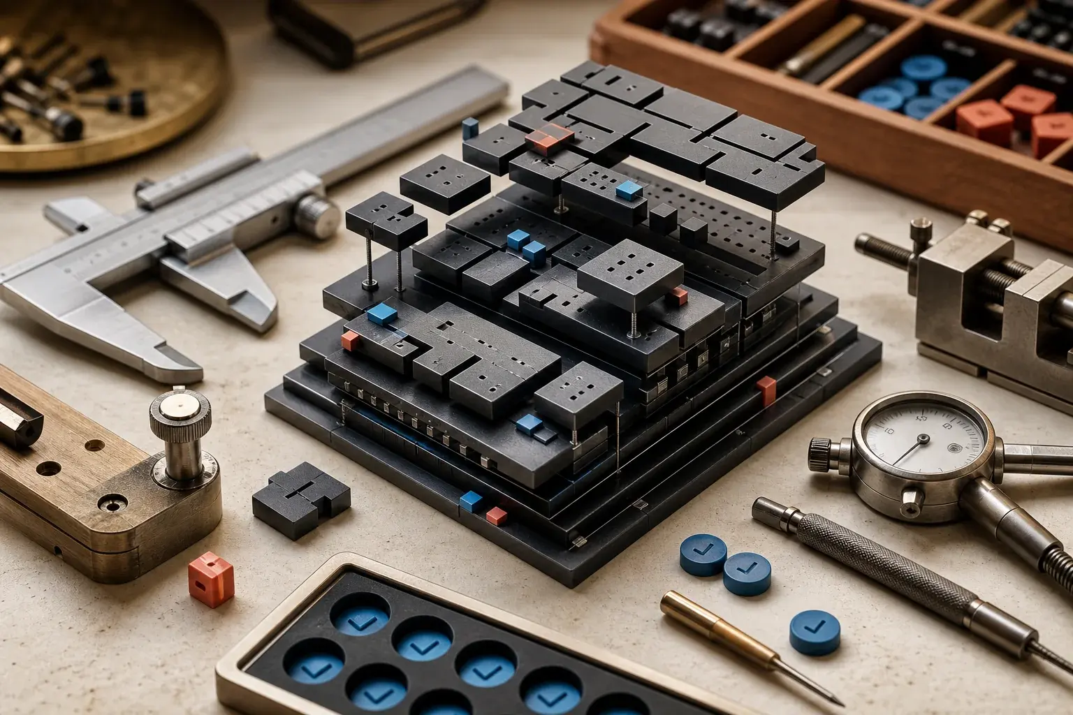 Architecture modulaire représentant des agents IA connectés à plusieurs logiciels d’entreprise par des serveurs MCP