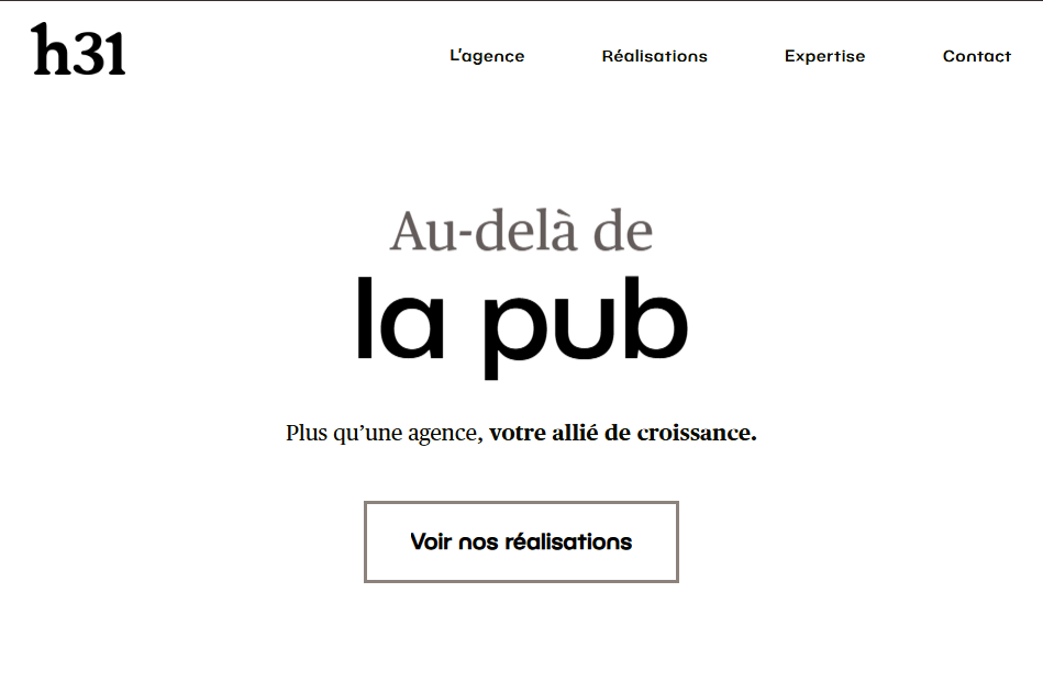 Refonte WordPress pour une agence de publicité