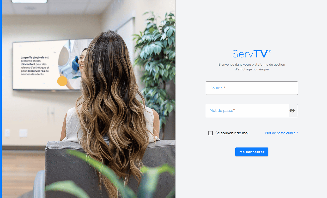 Plateforme SaaS d’affichage dynamique sur écrans