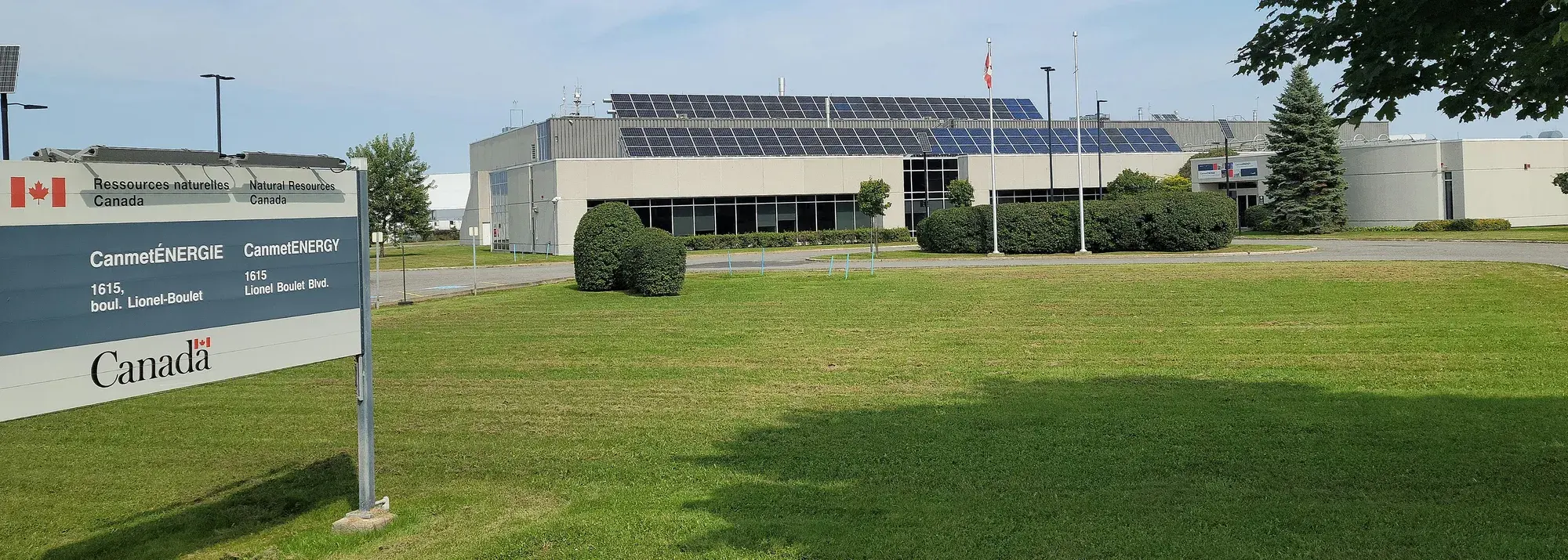 Centre de recherche CanmetÉNERGIE sur le boulevard Lionel-Boulet à Varennes